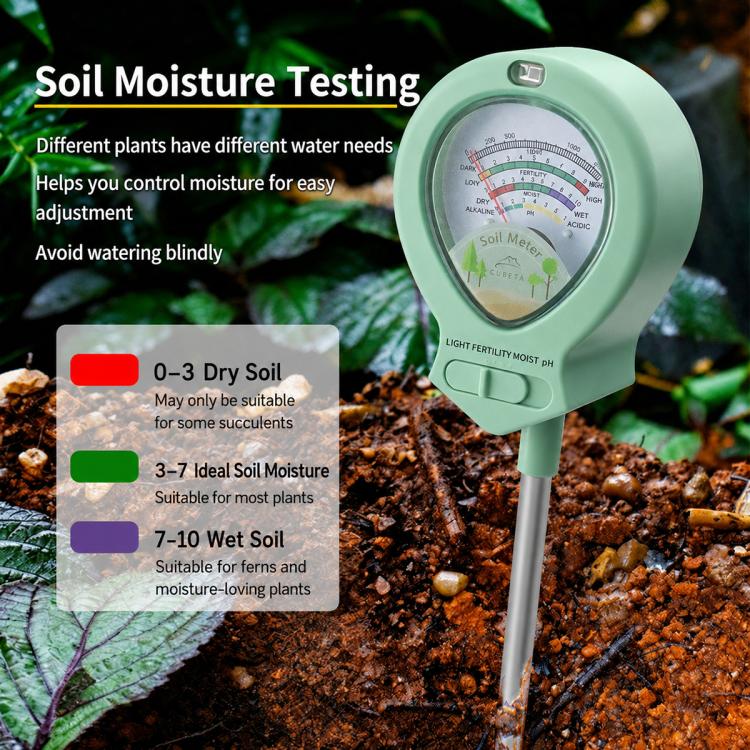 4 in 1 Humidity and Light Soil Analyzer