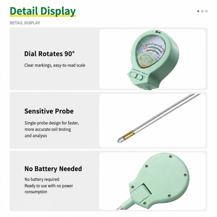 4 in 1 Humidity and Light Soil Analyzer