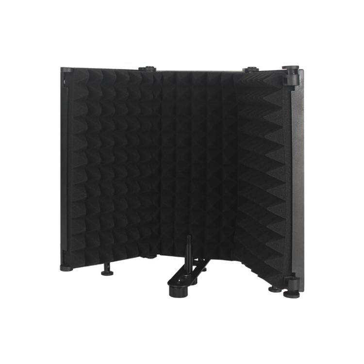M3 Foldable Three-Panel Microphone Isolation Shield Windproof Screen, M3 Isolation Shield
