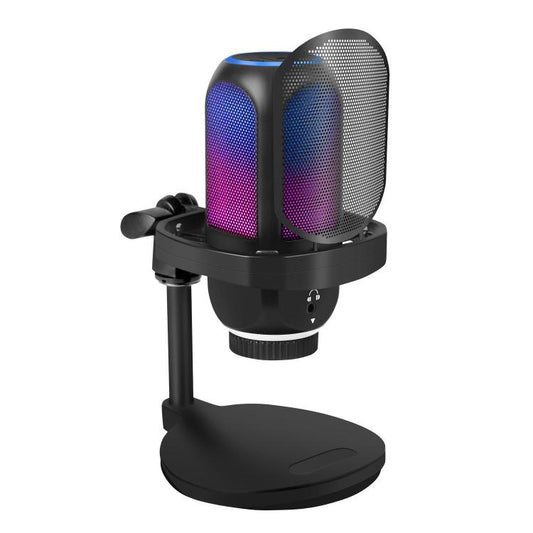 APK001 AI Noise Reduction USB Condenser Desktop Microphone, APK001 Desktop Microphone