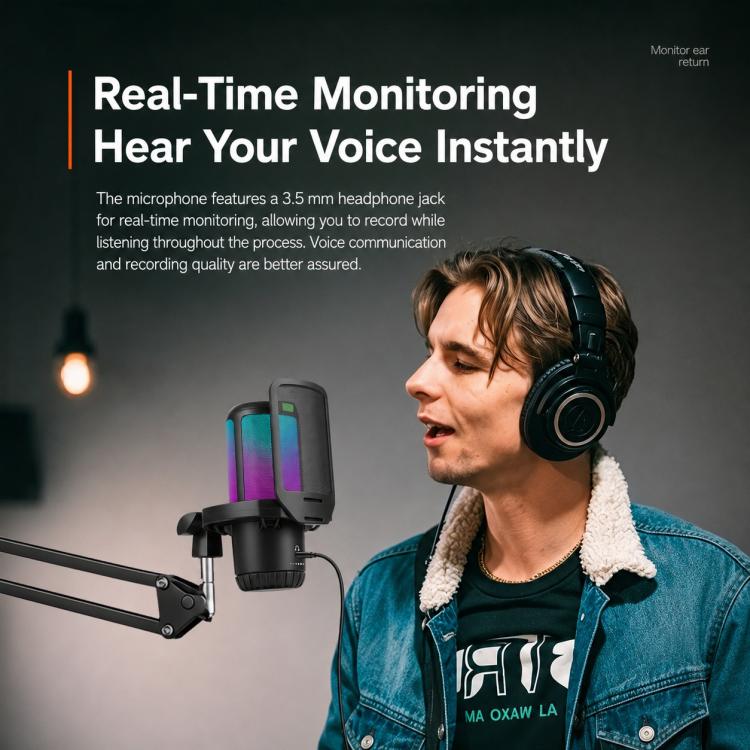 APK005 AI Smart Noise Reduction Condenser Cantilever Microphone, APK005 Cantilever Microphone