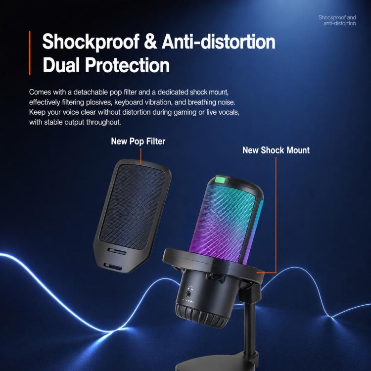 APK005 AI Smart Noise Reduction Condenser Cantilever Microphone, APK005 Cantilever Microphone