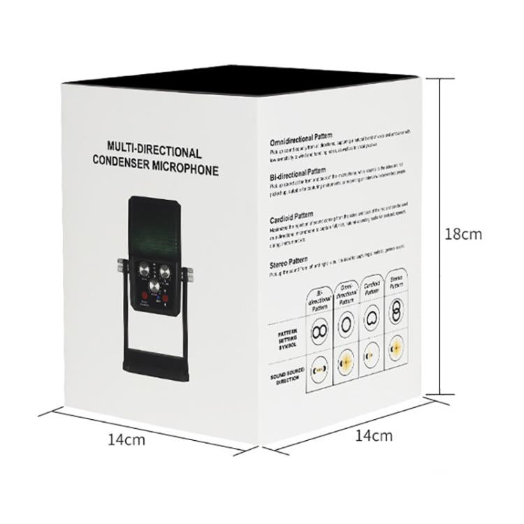 BM-959PL Multi-directional Switching ASMR Recording Condenser Microphone, BM-959PL