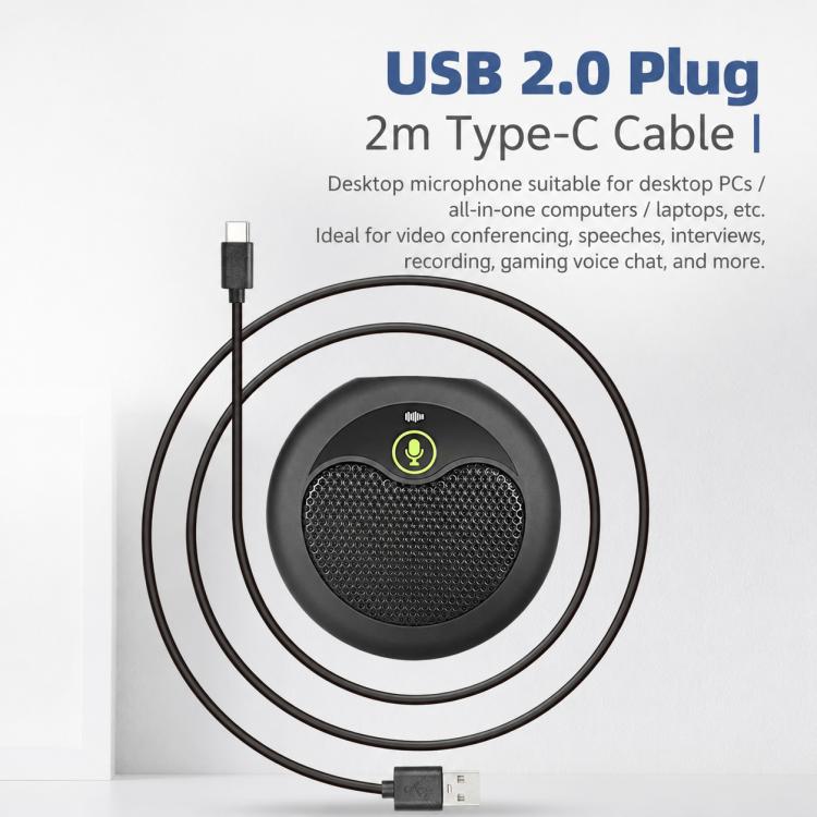MI656 USB Condenser Omnidirectional Desktop Microphone, MI656