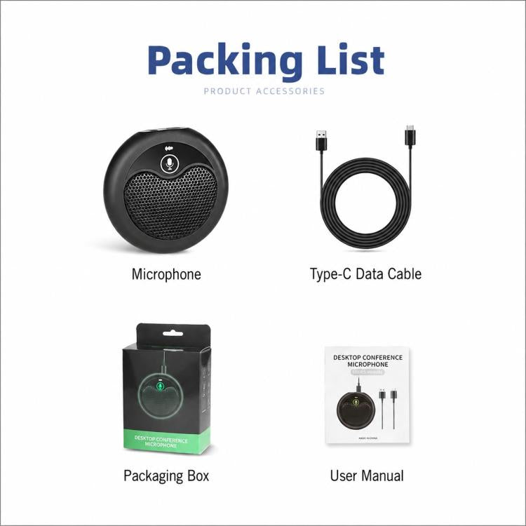 MI656 USB Condenser Omnidirectional Desktop Microphone, MI656