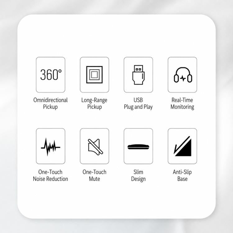 MI656 USB Condenser Omnidirectional Desktop Microphone, MI656