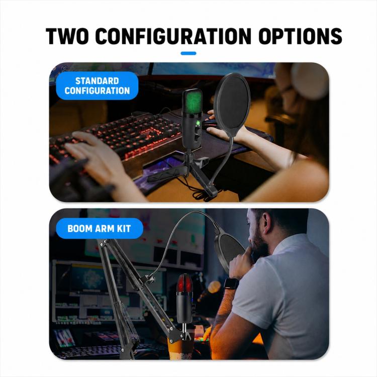 X502 High Sampling USB Condenser Microphone Tripod Set, X502 Microphone Tripod Set