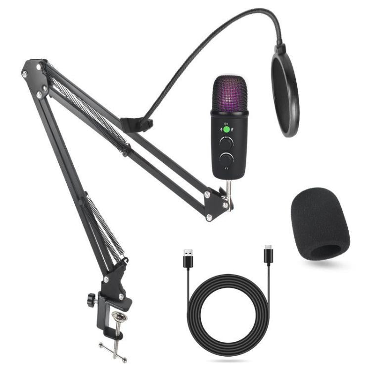 X502 High Sampling USB Condenser Microphone Cantilever Stand Kit, X502 Cantilever Stand Kit(