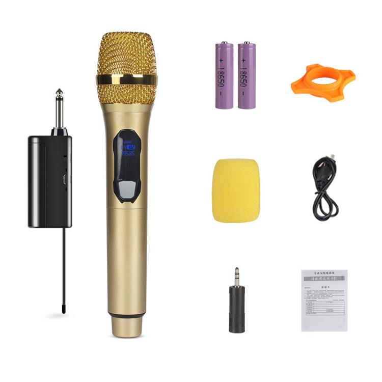 E1 UHF 2 in 1 Rechargeable Wireless Microphone