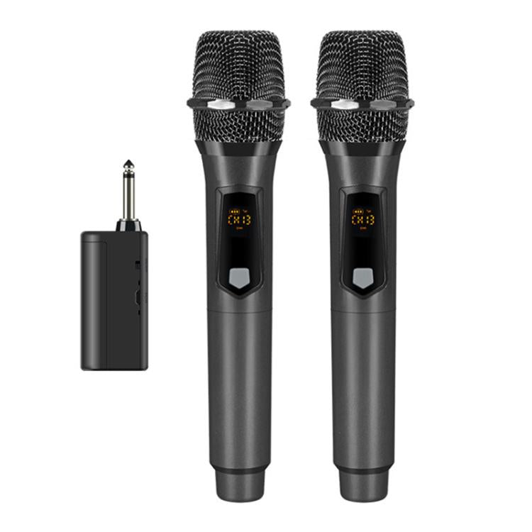 GE1 Handheld 2.4G Rechargeable Wireless Microphone, Single Microphone, Dual Microphones