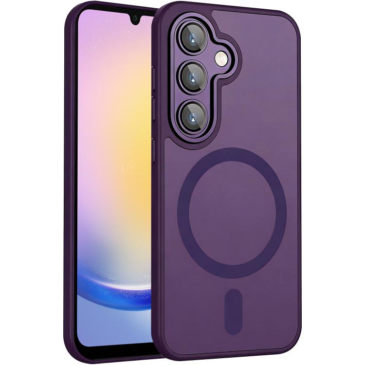XDcase Skin Feel Magnetic Frosted Phone Case with Lens Film, For Galaxy A35 5G, For Galaxy A25 5G