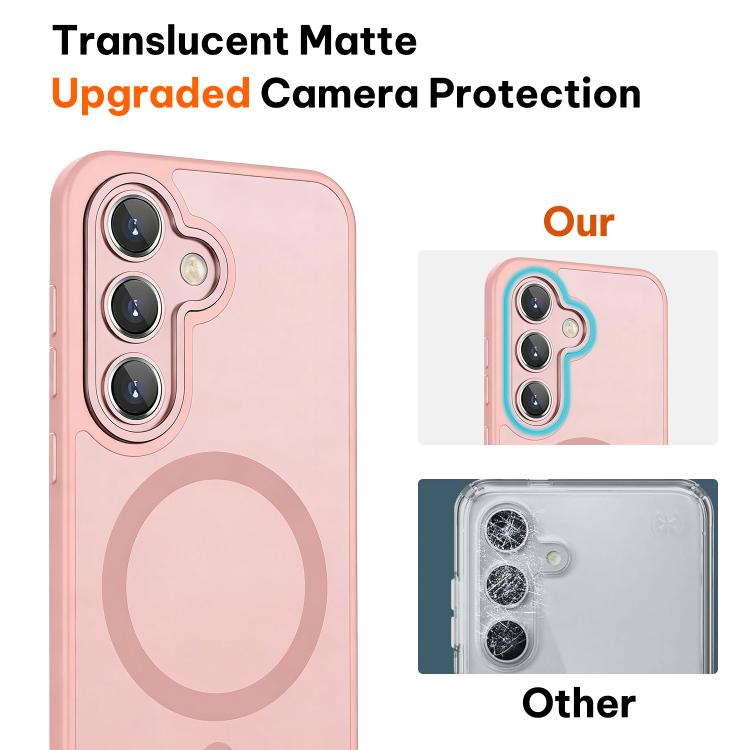 XDcase Skin Feel Magnetic Frosted Phone Case with Lens Film, For Galaxy A35 5G, For Galaxy A25 5G