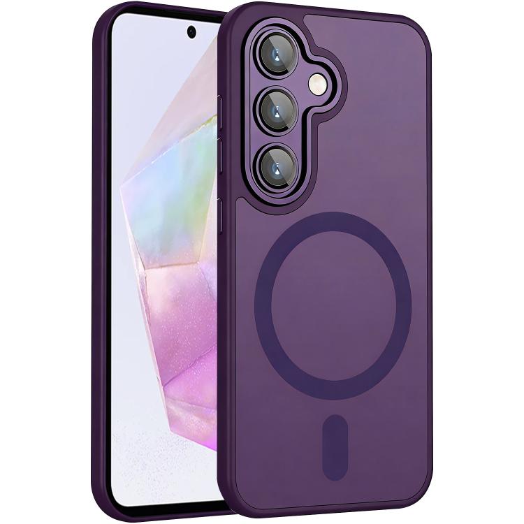 XDcase Skin Feel Magnetic Frosted Phone Case with Lens Film, For Galaxy A35 5G, For Galaxy A25 5G