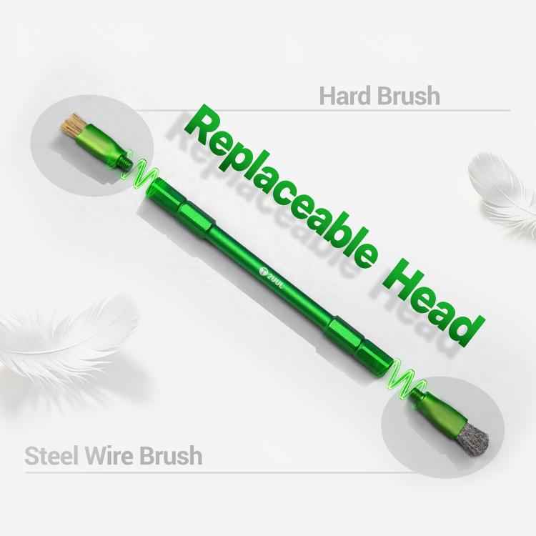 2UUL CL15 Hard Brush & Steel Wire Brush Dual-Ended Cleaning Brush