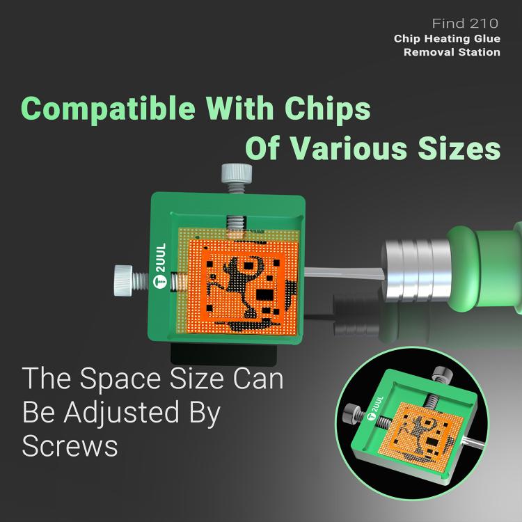 2UUL FD40 Find 210 Chip Mini Heating Glue Removal Station for C210 Handle