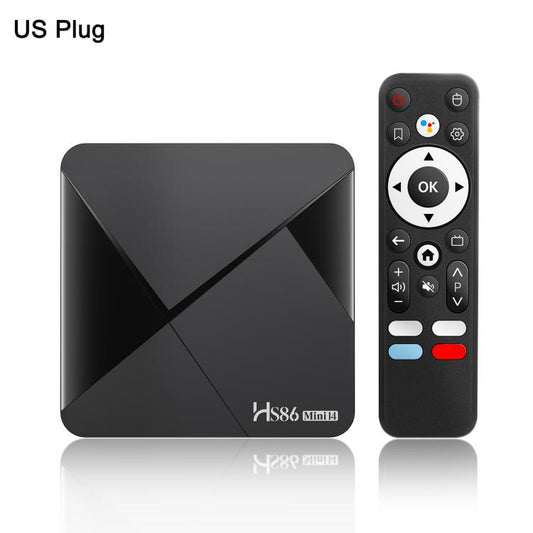 HS86 Mini 14 2GB+16GB Android 14.0 Smart TV Set Top Box, RK3518 Quad-Core 32bit Cortex-A53, US Plug, EU Plug, UK Plug, AU Plug
