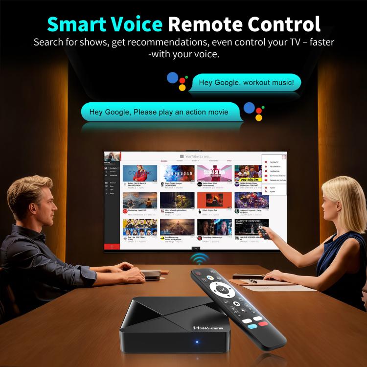 HS86 Mini 14 2GB+16GB Android 14.0 Smart TV Set Top Box, RK3518 Quad-Core 32bit Cortex-A53, US Plug, EU Plug, UK Plug, AU Plug