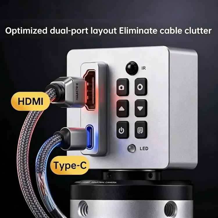 Mr.YANG MX1 HDMI & Type-C Dual Output 8MP CMOS Sensor 4K Industrial Microscope Camera