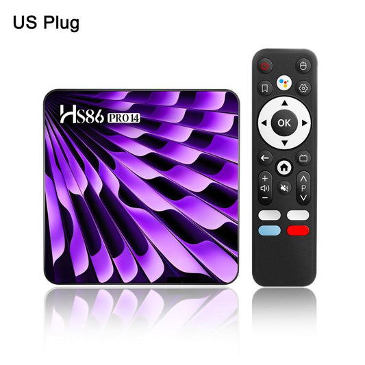 HS86 Pro 14 2GB+16GB Android 14.0 Smart TV Set Top Box, RK3518 Quad-Core 32bit Cortex-A53, US Plug, EU Plug, UK Plug, AU Plug