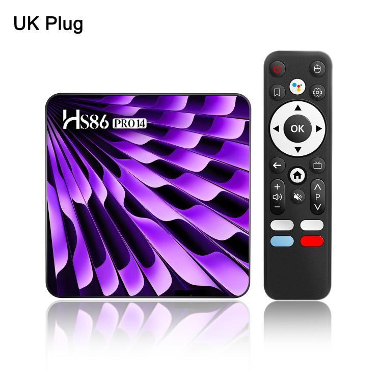 HS86 Pro 14 2GB+16GB Android 14.0 Smart TV Set Top Box, RK3518 Quad-Core 32bit Cortex-A53, US Plug, EU Plug, UK Plug, AU Plug