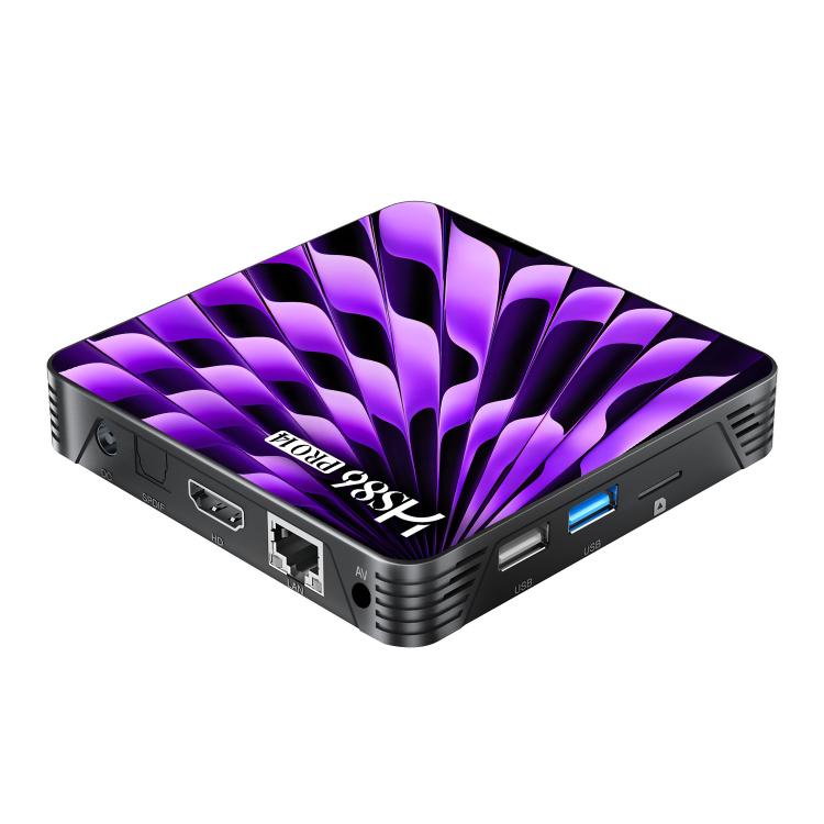 HS86 Pro 14 2GB+16GB Android 14.0 Smart TV Set Top Box, RK3518 Quad-Core 32bit Cortex-A53, US Plug, EU Plug, UK Plug, AU Plug