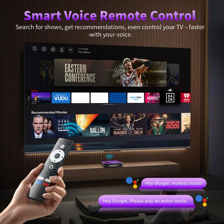 HS86 Pro 14 2GB+16GB Android 14.0 Smart TV Set Top Box, RK3518 Quad-Core 32bit Cortex-A53, US Plug, EU Plug, UK Plug, AU Plug