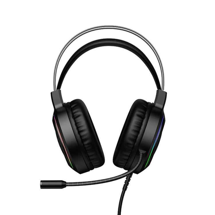 hoco W117 Battle USB + AUX 3.5mm Port Gaming Headphones, hoco W117(Black)
