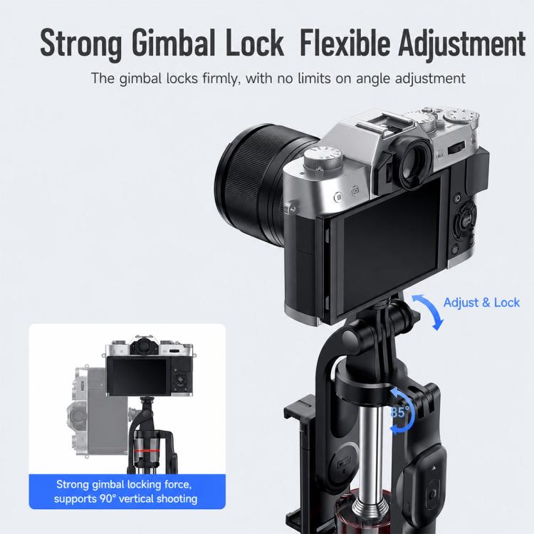 Yesido SF34 Auto Pop Open Tripod Selfie Stick with 1/4 Thread, SF34