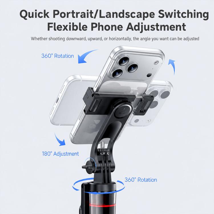 Yesido SF34 Auto Pop Open Tripod Selfie Stick with 1/4 Thread, SF34