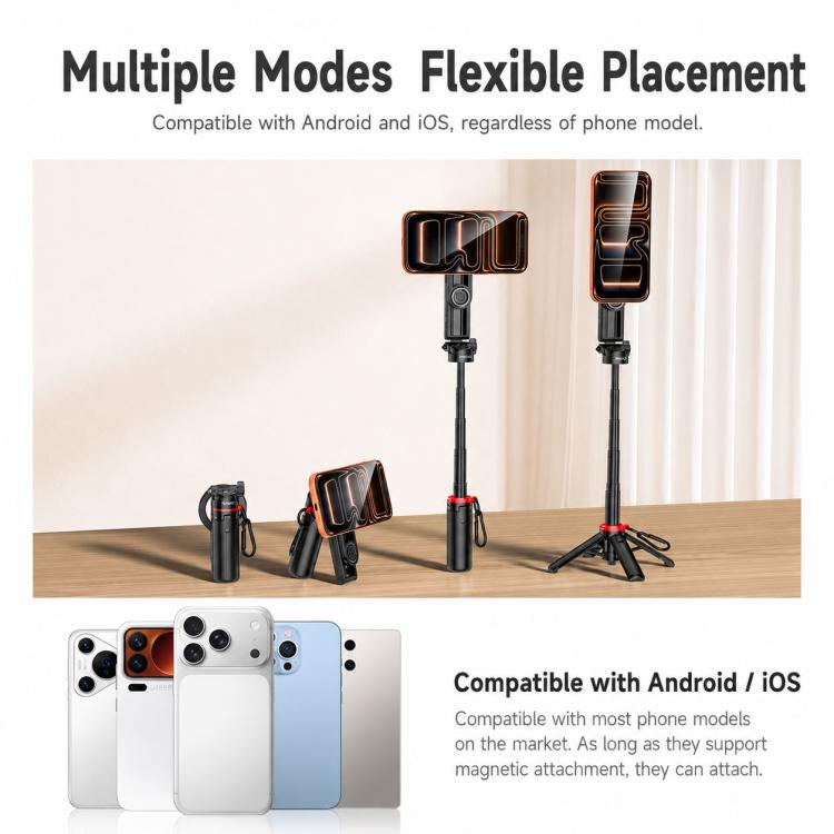 Yesido SF35 Telescopic Handheld Magnetic Selfie Stick, SF35