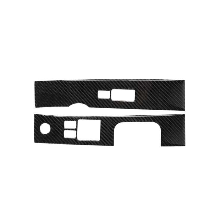 Car Carbon Fiber Glass Lift Decorative Sticker for Nissan 350z 2006-2009, Left Drive, Glass Lift, Left Drive