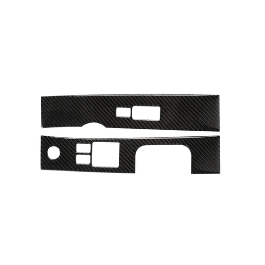 Car Carbon Fiber Glass Lift Decorative Sticker for Nissan 350z 2006-2009, Left Drive, Glass Lift, Left Drive