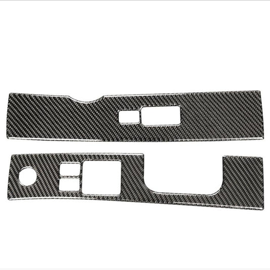 Car Carbon Fiber Glass Lift Decorative Sticker for Nissan 350z 2006-2009, Right Drive, Glass Lift, Right Drive