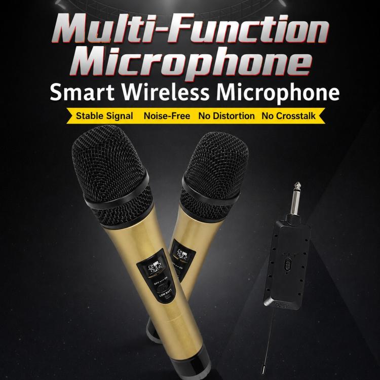 E8 2 in 1 VHF Wireless Noise Reduction Handheld Microphone