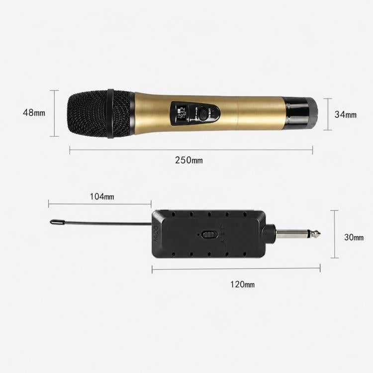 E8 2 in 1 VHF Wireless Noise Reduction Handheld Microphone