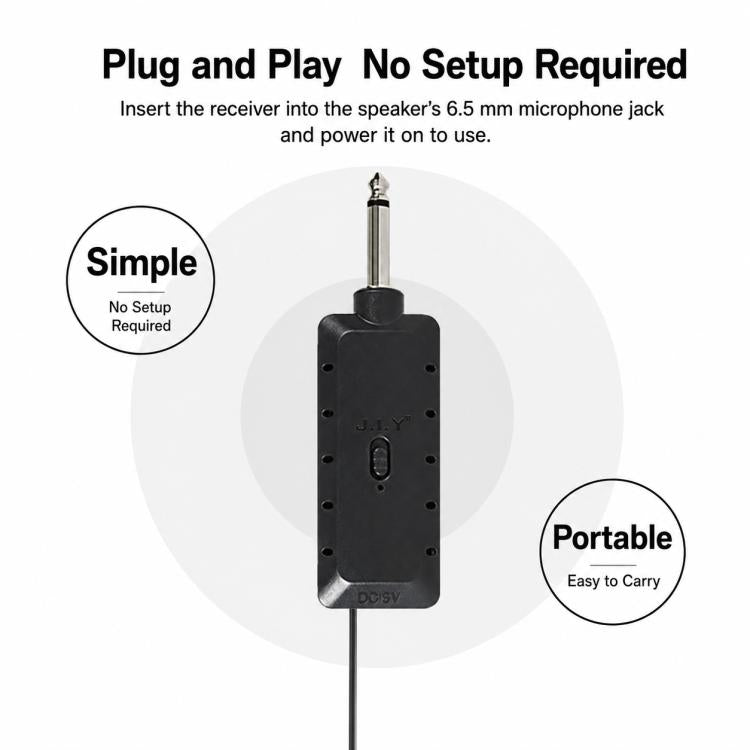 E8 1 to 2 VHF Wireless Noise Reduction Handheld Microphone