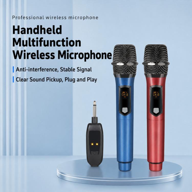 G108 1 to 2 Wireless Noise Reduction Handheld Microphone