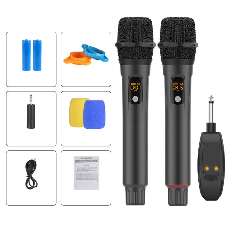 G109 1 to 2 Anti-Feedback 2.4G Wireless Handheld Microphone