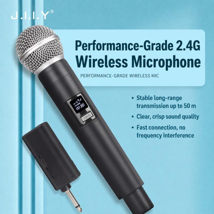 GE5 1 to 2 Wireless 2.4G Handheld Microphone