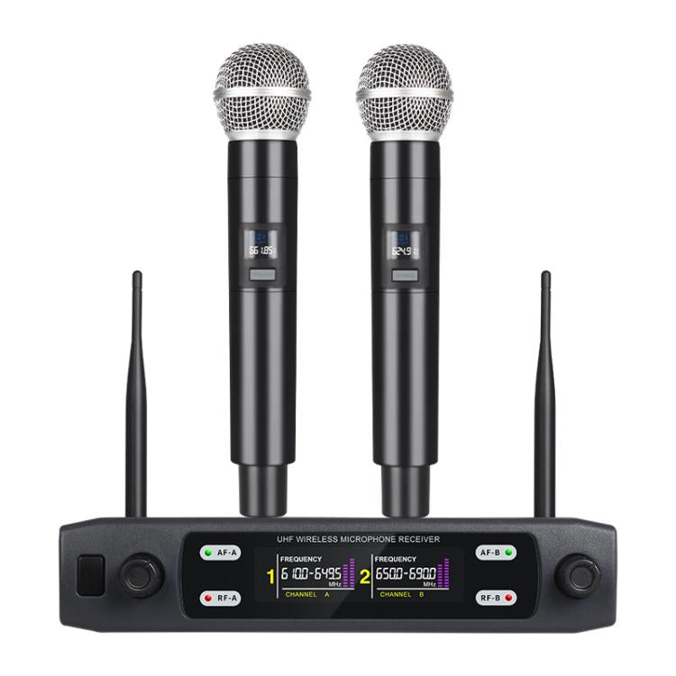 V8 1 to 2 VHF Wireless Handheld Microphone