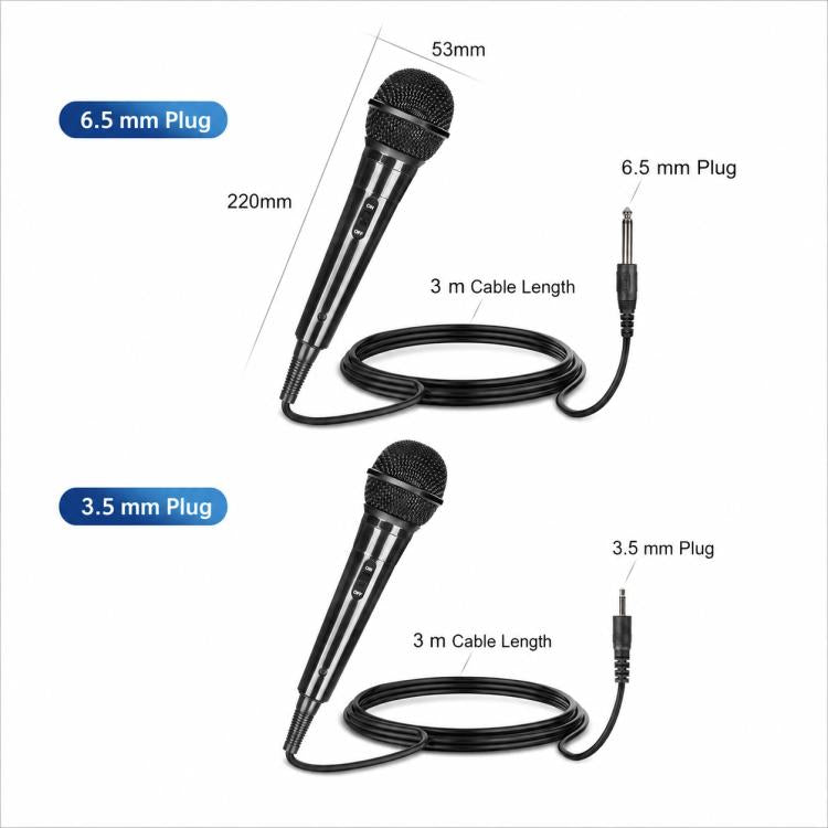 YS-01 Integrated Wired Dynamic Microphone, 6.35mm, 3.5mm