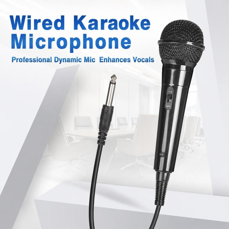 YS-01 Integrated Wired Dynamic Microphone, 6.35mm, 3.5mm