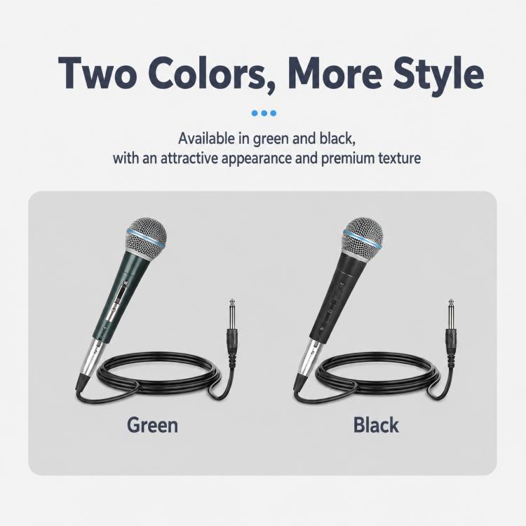 YS-58 Separate Wired Handheld Microphone, 6.35mm, 3.5mm