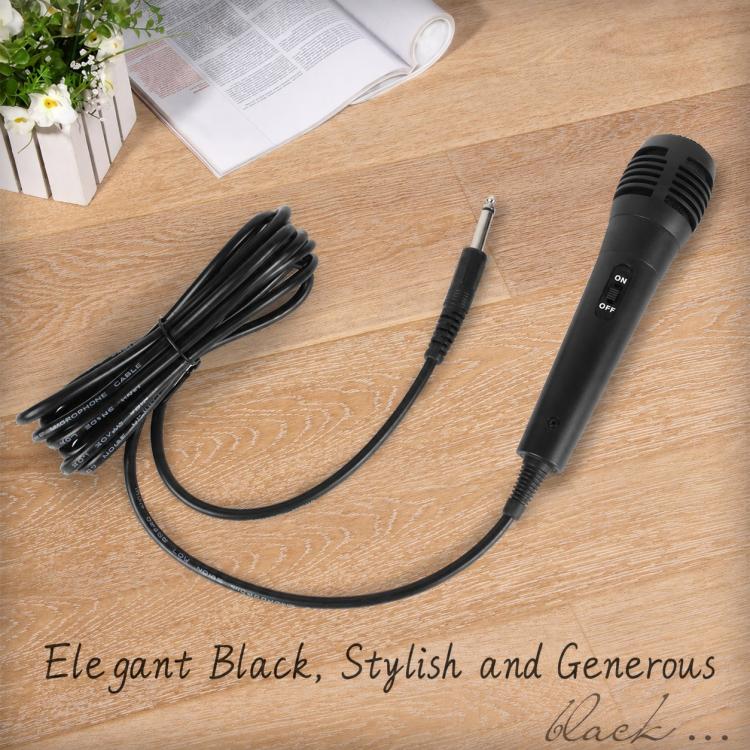 YS-102 Integrated Wired Dynamic Microphone, 6.35mm