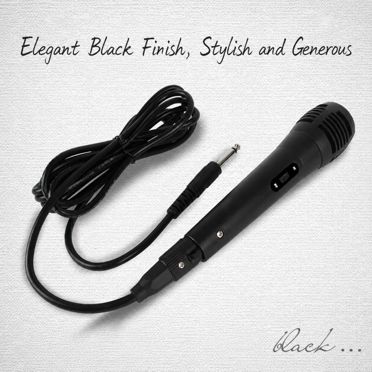 YS-102 Separate Wired Dynamic Microphone, 6.35mm
