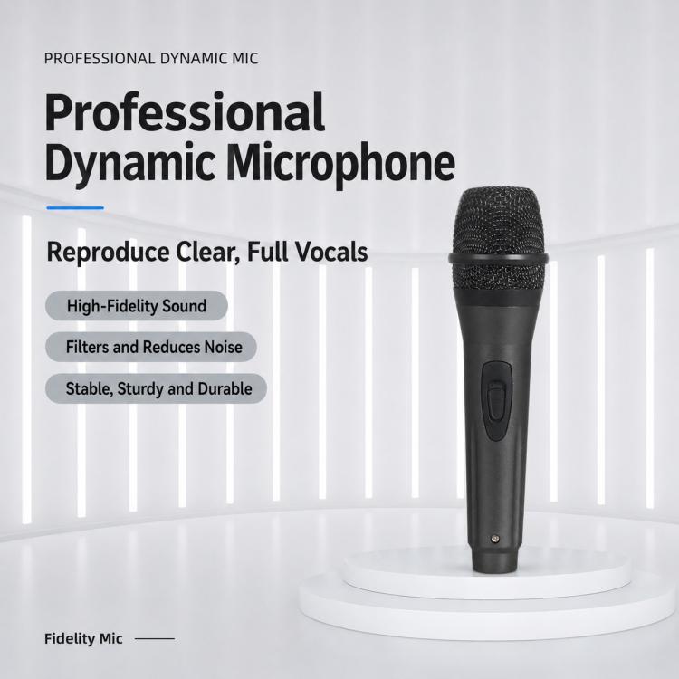 YS-223 Anti-feedback Separate Wired Microphone, 6.35mm