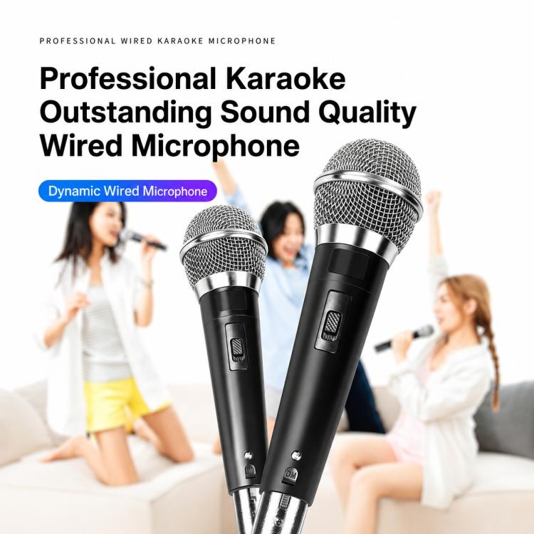 YS-226 Separate Wired Dynamic Microphone, 6.35mm