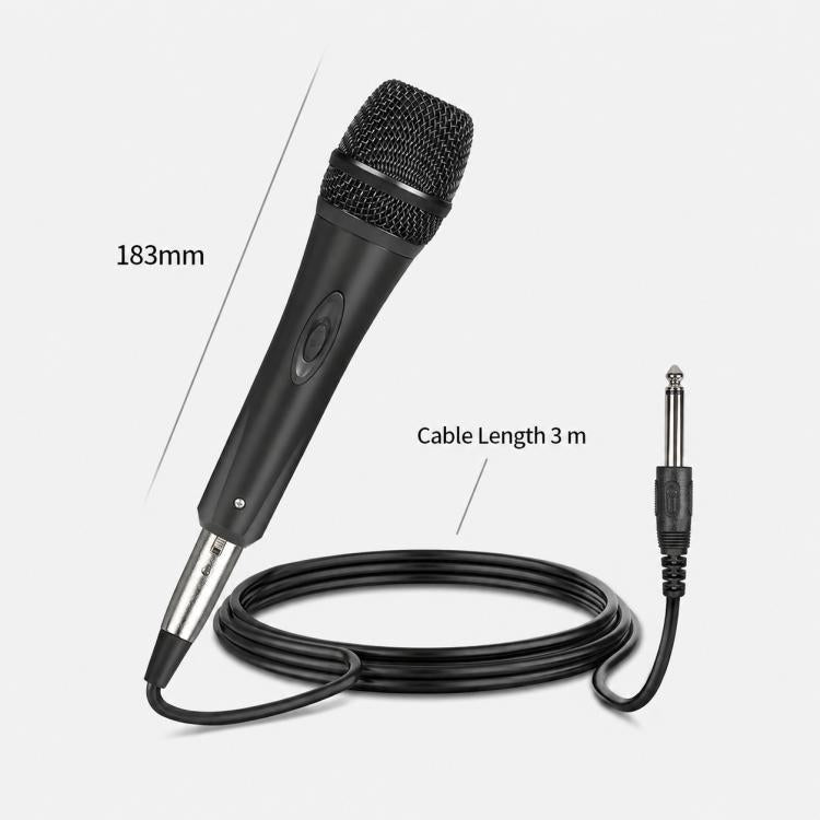 YS-228 Separate Wired Anti-Feedback Metal Microphone, 6.35mm