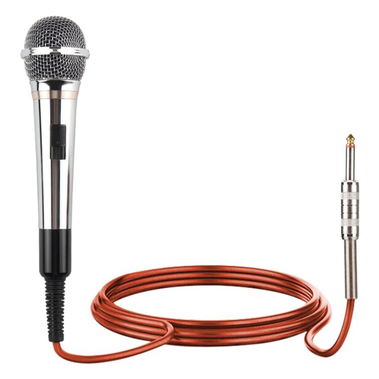 YS-308 Integrated Wired Dynamic Microphone for Karaoke Audio, 6.35mm