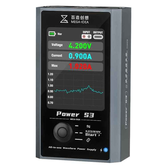 MEGA-IDEA Power S3 DC 25V Multi-Port Output Portable All-In-One Waveform Power Supply